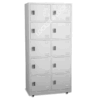 Tủ locker sắt NS5 Khóa chìa - 10 ngăn 2 cột  (1940 x 900 x 450 mm) 