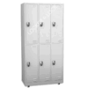 Tủ locker sắt N2 Khóa Hasp - 6 ngăn 3 cột (1940 x 960 x 500 mm)