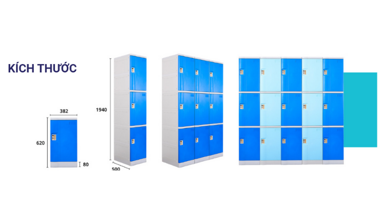 Tủ nhựa ABS – dòng 382XL