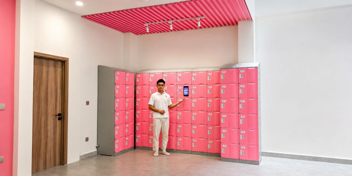 Smart Locker ứng dụng trong nhiều mô hình thực tế.