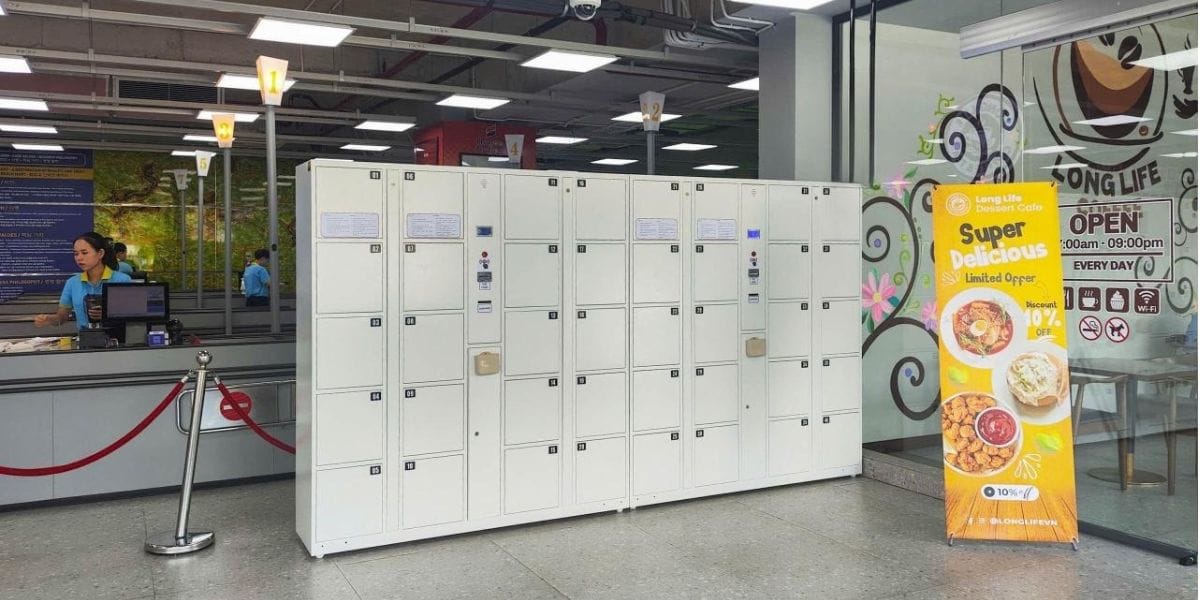 Hình ảnh Smart Locker trong thực tế.